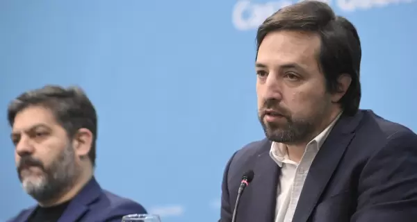 El ministro de Salud bonaerense, Nicol�s Kreplak, en conferencia de prensa