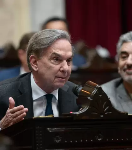 Miguel �ngel Pichetto, presidente de Encuentro Federal, bloque impulsor de la sesi�n para tratar los fondos reservados de la SIDE