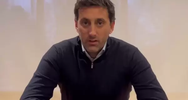 El anuncio de Diego Milito como candidato presidencial de Racing