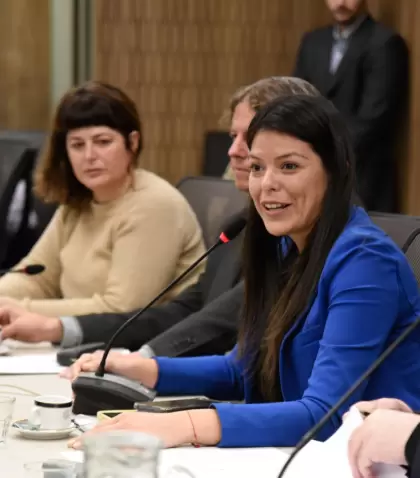 Mar�a Emilia Orozco, presidenta de la Comisi�n de Libertad de Expresi�n