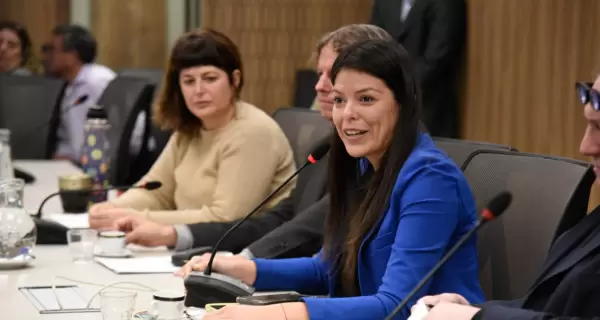 Mar�a Emilia Orozco, presidenta de la Comisi�n de Libertad de Expresi�n