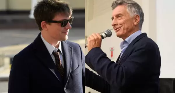 Santiago Caputo y Mauricio Macri