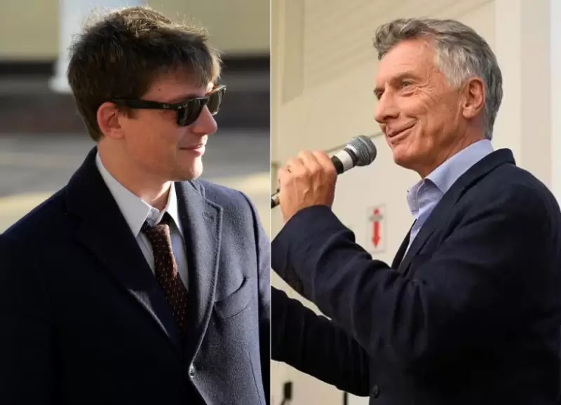 Santiago Caputo y Mauricio Macri