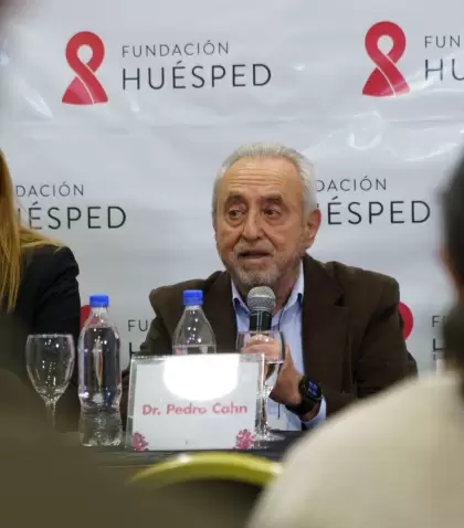 Pedro Cahn, director cient�fico de Fundaci�n Hu�sped desde 1989.