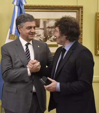 Jorge Macri y Javier Milei.