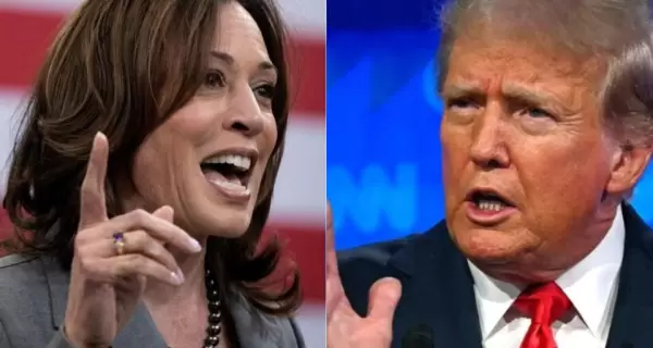 Kamala Harris y Donald Trump.