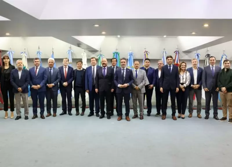 Los 23 gobernadores argentinos hoy en el CFI.