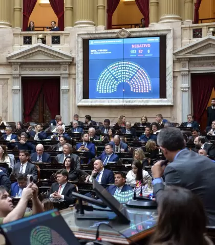 La Cmara de Diputados ratific el veto presidencial del presidente Javier Milei a la Ley de Movilidad Jubilatoria