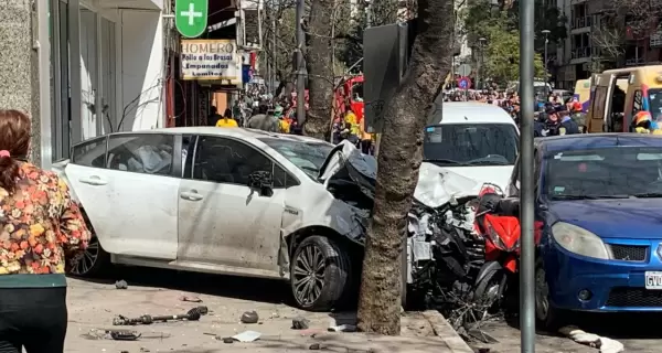 El auto que provoc los daos.