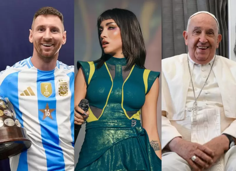 Lionel Messi, Mara Becerra y el papa Francisco, 3 de los 59 argentinos incluidos en una lista de las 500 personas ms influyentes de la regin