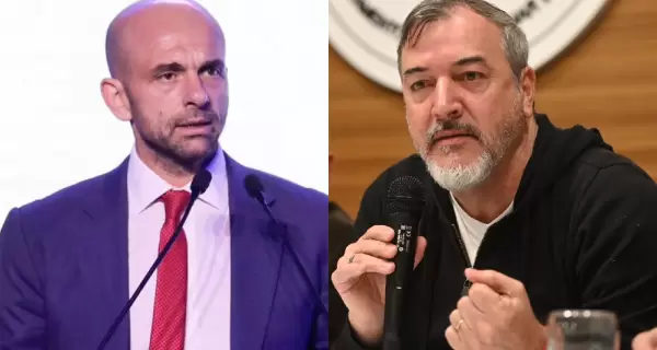 El secretario de Transporte, Franco Mogetta, y el titular de ATE, Rodolfo Aguiar, los protagonistas de un nuevo cruce por los paros aeronuticos