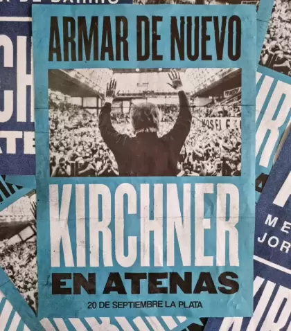 El afiche de convocatoria al acto que encabezar Mximo Kirchner