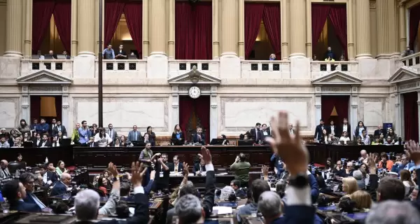 La C�mara de Diputados durante la votaci�n sobre el veto a la Ley de Financiamiento Universitario.
