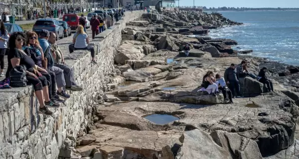 La Costa Atl�ntica fue uno de los principales destinos elegidos por los turistas.