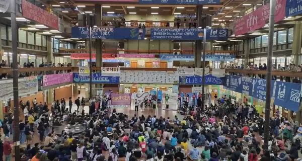 Toma en la Facultad de Ciencias Exactas y Naturales de la UBA