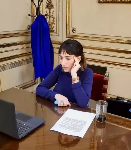 La subsecretaria de Legal del Ministerio de Captial Humano, Leila Gianni.