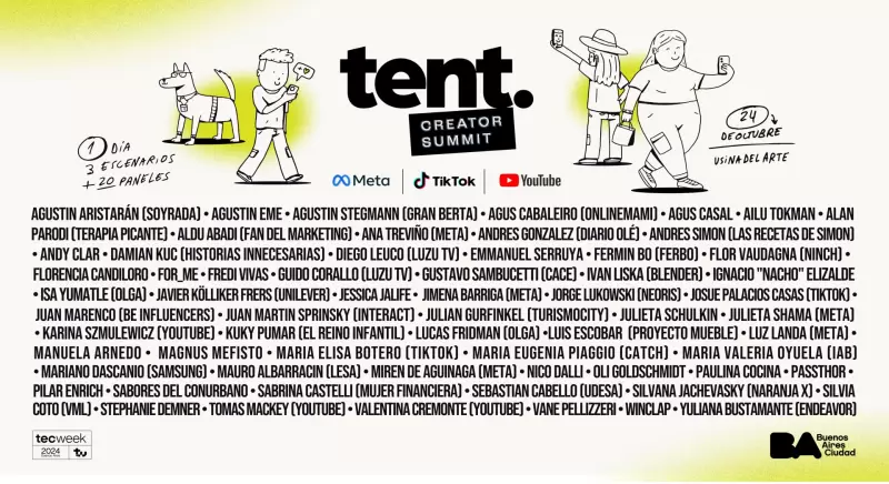 Line up Tent
