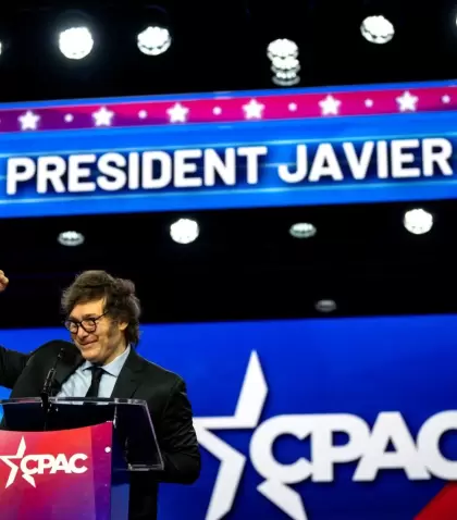 Javier Milei en la CPAC de Estados Unidos