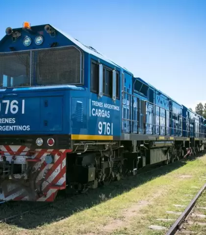 Un tren de Belgrano Cargas.