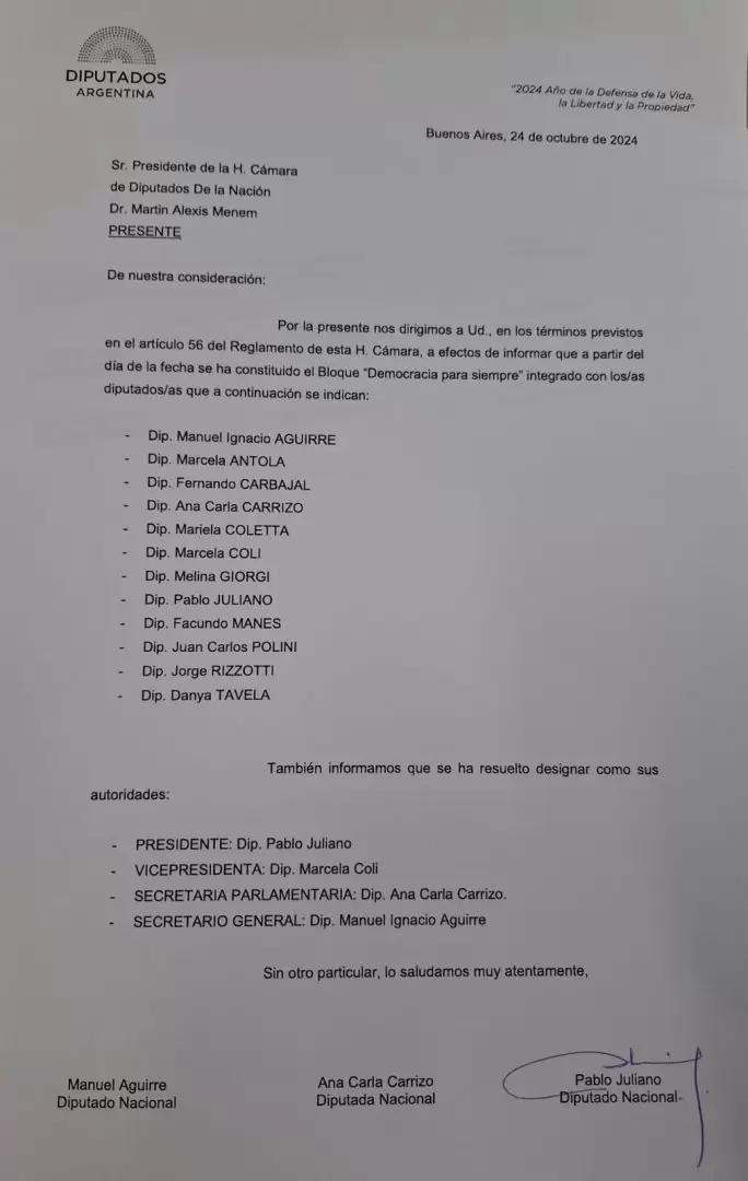 Bloque radical Democracia para siempre