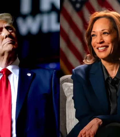 Donald Trump y Kamala Harris