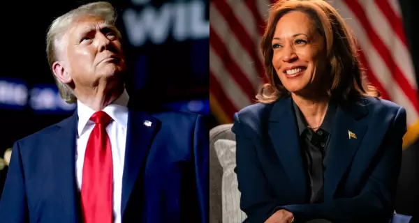 Donald Trump y Kamala Harris