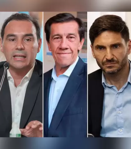 Alfredo Cornejo, Gustavo Vald�s, Carlos Sadir, Maximiliano Pullaro y Leandro Zdero.