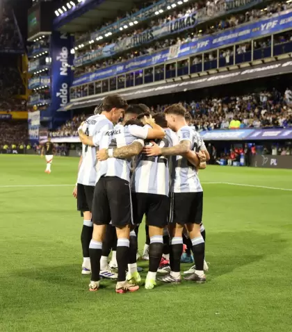 Argentina se impuso 1 a 0 anoche en La Bombonera