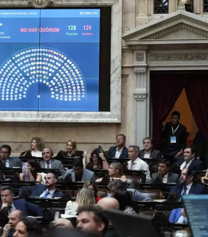 Diputados no obtuvo qu�rum para la Ley de Ficha Limpia