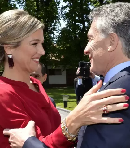 M�xima Zorreguieta y Mauricio Macri