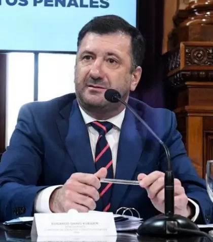 El senador Edgardo Kueider.