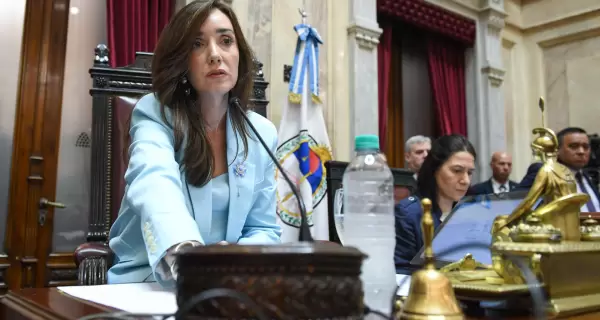 Victoria Villarruel en la sesi�n del 12 de diciembre