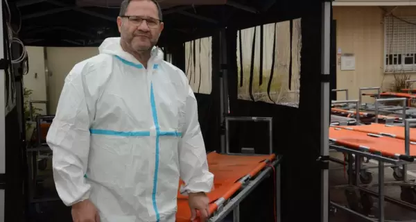 El director de la Unidad de Medicina Cl�nica Forense del Centro Nacional de Medicina Forense de Israel, el argentino-israel� Ricardo Nachman.