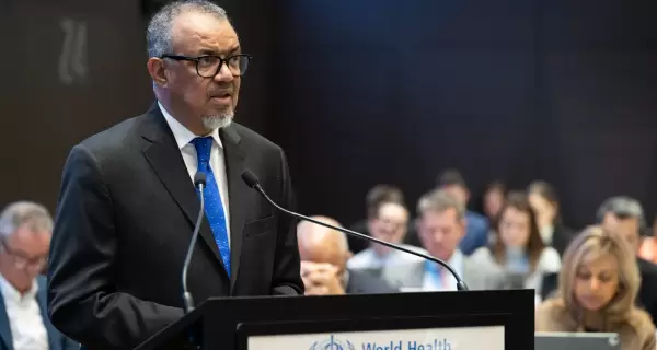 El director de la OMS, Tedros Adhanom Ghebreyesus.