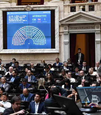 La C�mara de Diputados durante una sesi�n.