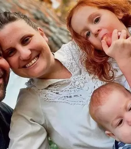 La familia Bibas secuestrada por Ham�s.