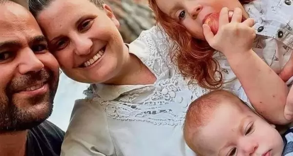 La familia Bibas secuestrada por Ham�s.