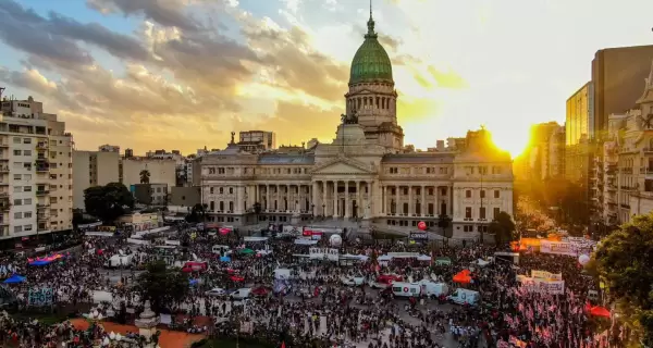 Concentraci�n del 8M el a�o pasado.