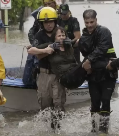 Inundaciones en Bah�a Blanca: c�mo est� la situaci�n.