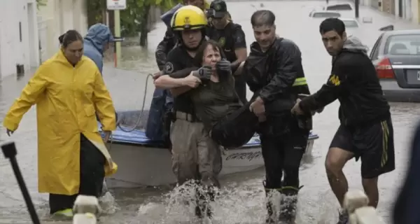 Inundaciones en Bah�a Blanca: c�mo est� la situaci�n.