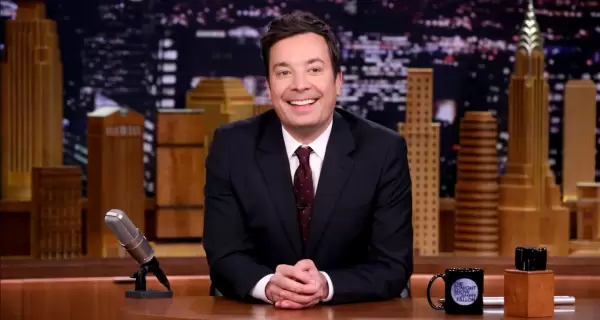 Jimmy Fallon en su programa The Tonight Show Starring