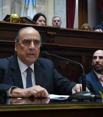 El jefe de Gabinete, Guillermo Francos, encargado del Gobierno para los asuntos pol�ticos relacionados al Congreso.