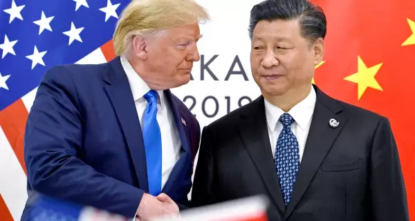 El presidente de Estados Unidos, Donald Trump, junto al presidente de China, Xi Jinping, en 2015.