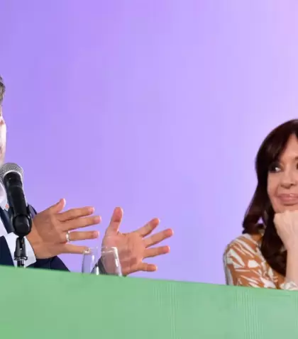 Cristina Kirchner y Axel Kicillof