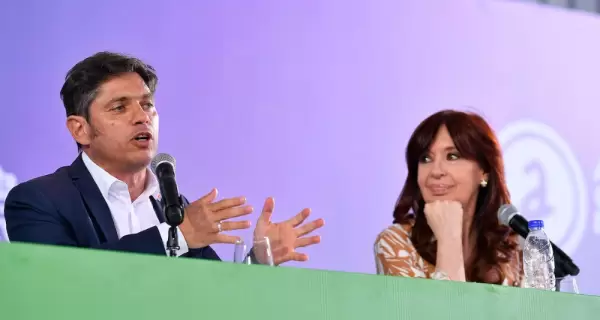 Cristina Kirchner y Axel Kicillof