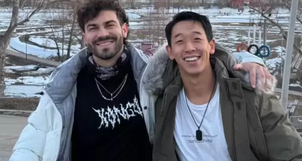 Nicol�s Grosman y Mart�n Ku, exparticipantes de Gran Hermano.