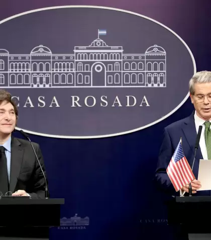 El secretario del Tesoro de Estados Unidos, Scott Bessent, lleg� a Argentina y mantuvo reuniones con Javier Milei.