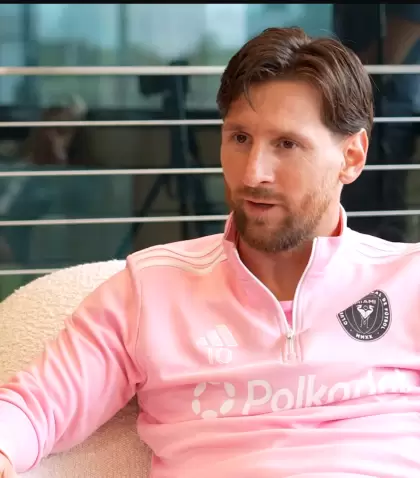 Lionel Messi en entrevista con Simplemente F�tbol.