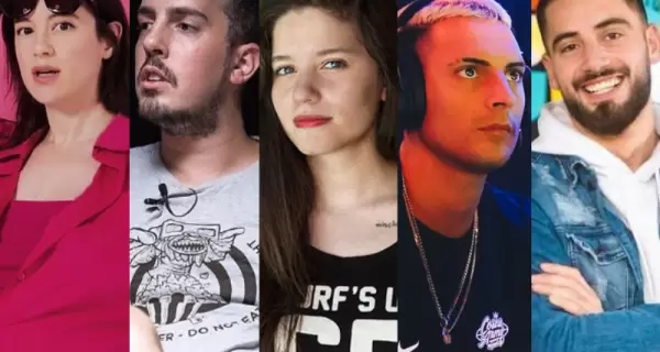Youtubers y streamers