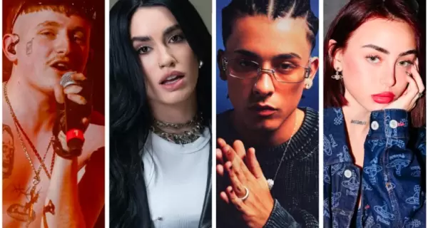 Dillom, Lali, Trueno y Nicki Nicole, nominados a los Premios Gardel 2025.
